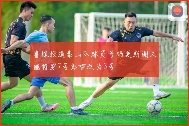 鲁媒报道泰山队球员号码更新谢文能将穿7号彭啸改为3号