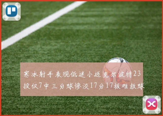 寒冰射手表现低迷小迈克尔波特23投仅7中三分球惨淡17分17板难救球队